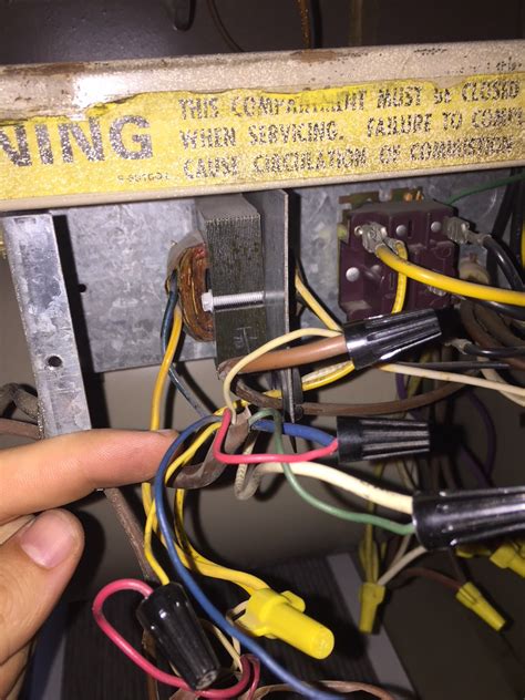 Make sure the tapes evenly cover the entire surface of all exposed metal of the connector and wires or cables. hvac - Where do I connect a C wire in an old Furnace ...