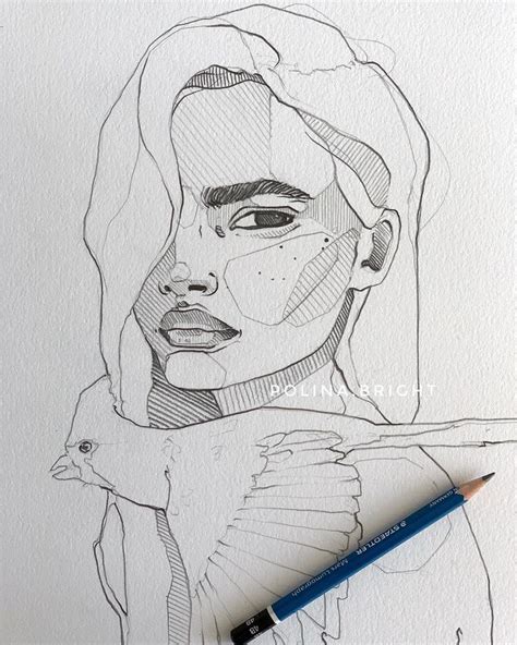 Polina Bright On Instagram Cardinal ♥️🙌 5minclub Sketches Art