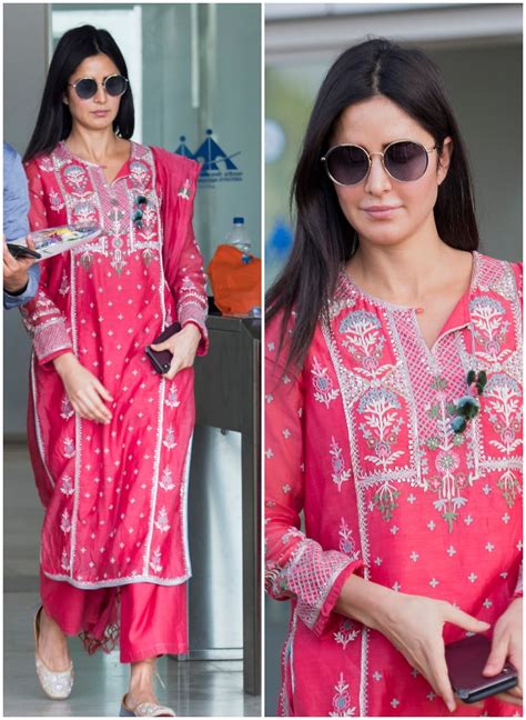 in a pretty pink salwar suit katrina kaif makes a point for sustainable fashion