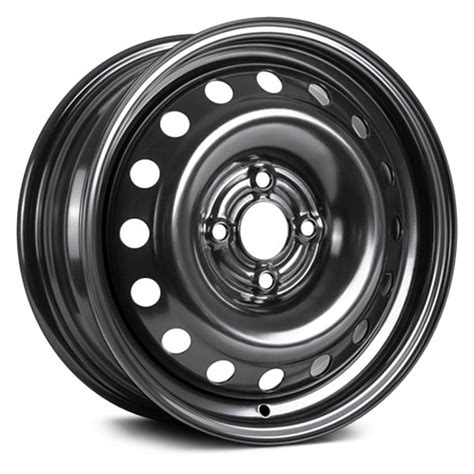 Rt 15 Steel Wheel 4 Lug X99123n Wheels Black Rims X99123n