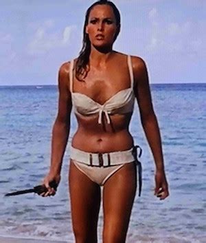Ursula Andress White Bikini In Dr No Is The Best Known Bikini Of All Time An Iconic Moment In