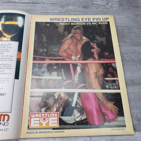 Wrestling Eye Magazine October 1987 Hulk Hogan Tom Zenk Tully Blanchard