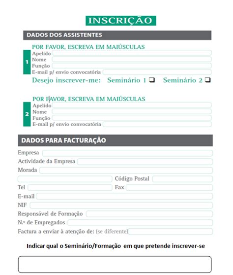 Dvn Lda Formação Profissional Luanda Ficha De Inscrição