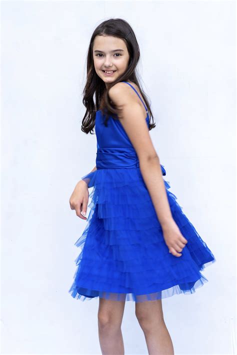 Stella M Lia S Layered Tulle Petra Dress In Ultramarine Dresses For