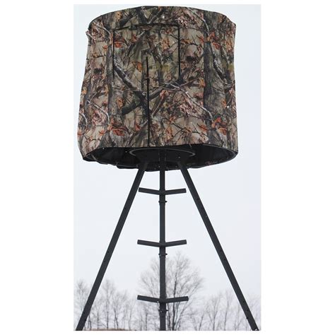 Guide Gear Tripod Hunting Blind 663254 Tower And Tripod Stands At