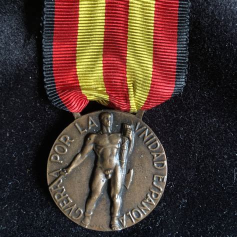 Italy Spanish Civil War Volunteers Medal 1936 With Maker Mark