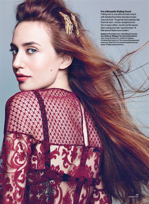 Big Night Hair With Lizzy Jagger Glamour Magazine Us