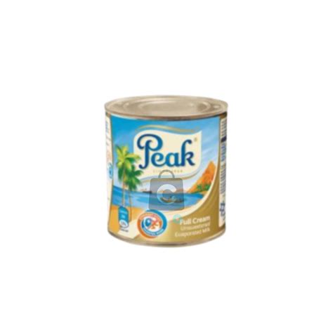 Peak Evap Full Cream Unsweetened Evaporated Milk Tin 160g Chopbox