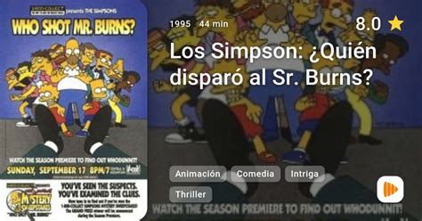 Los Simpson ¿quién Disparó Al Sr Burns Playmax