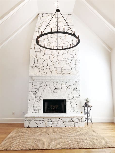 2030 White Fireplace Stone Hearth