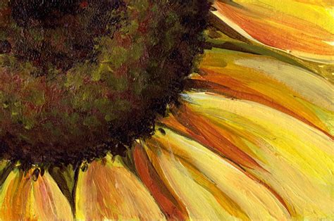 The Sunflower Mixed Media Painting By Tiffany Budd Artfinder
