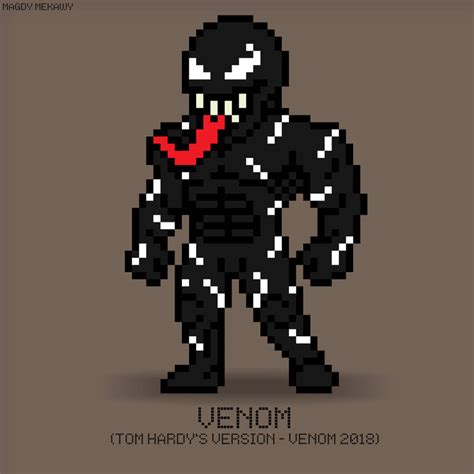 Venom Pixel Art By Megomagdy15 On Deviantart