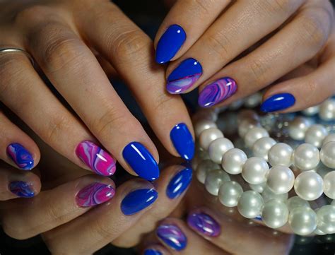 14 Pink And Blue Nails Perfect For Any Season Zohna