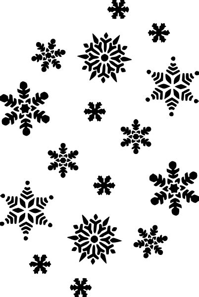 Snowflakes Silhouette Clip Art 111577 Free Svg Download 4 Vector