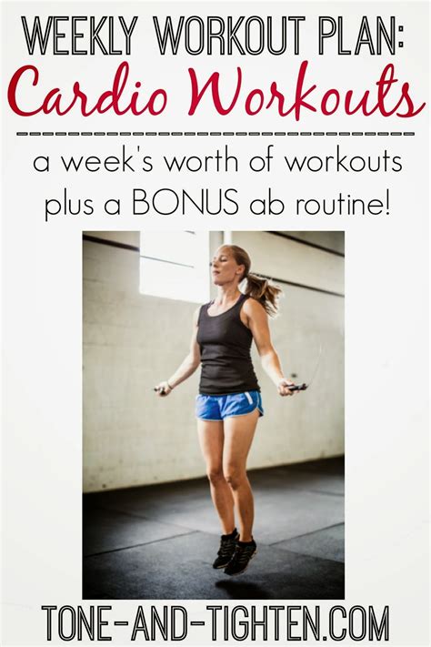 Chances are, if you're reading an article about how to work out from home, you don't have a ton of spare time on your hands. Weekly Workout Plan - Total Body Workout Routine | Tone ...