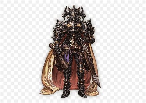 Granblue Fantasy Black Knight Character Game Png 500x580px Granblue