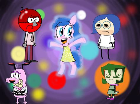 Inside Out With Cartoon Characters By K9x Toons On Deviantart