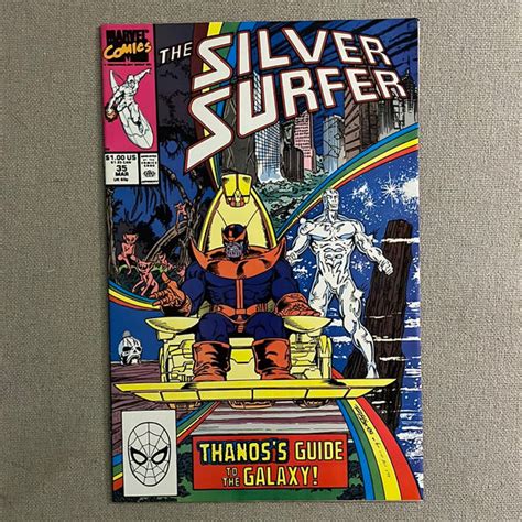 Silver Surfer 35 Thanos Abides Vfnm East Bay Comics