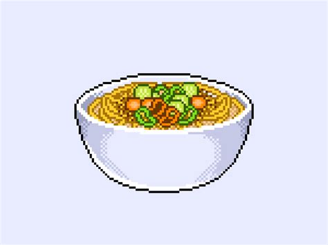 Noodles In Pixel Art By Marwan Pixels On Dribbble