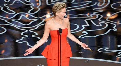 Jennifer Lawrence Laughing At The Oscars 2014 Popsugar Celebrity