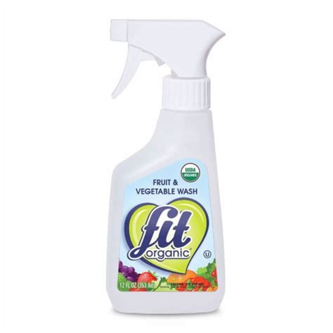 Fit Organic® Fruit And Vegetable Wash 12 Fl Oz Kroger