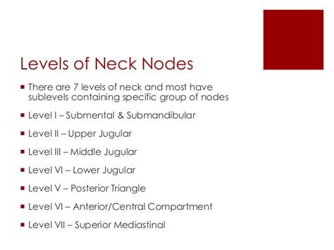 Cervical Lymph Nodes