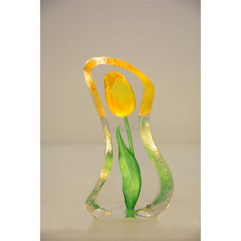 Flower Crystal Sculpture By Mats Jonasson Maleras Sweden Etsy