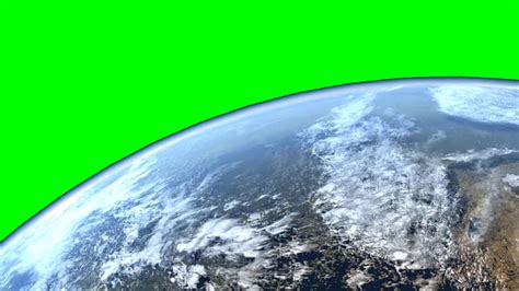 Realistic Planet Earth Rotating Animation Green Screen Youtube