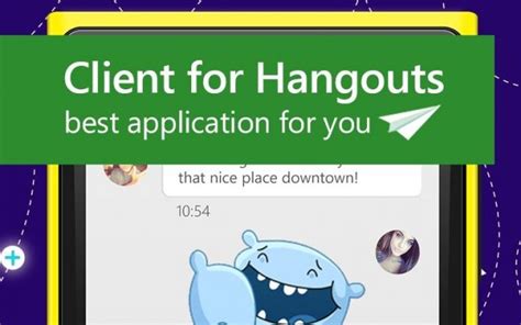 To install hangouts for pc, you'll get to install an android emulator like xeplayer, bluestacks, or nox app player first. App Discutez avec vos amis Google avec Client for Hangouts pour Windows 10 (PC & Mobile ...