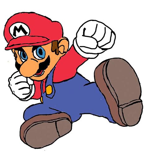 Mario Cartoon Drawing Free Download On Clipartmag