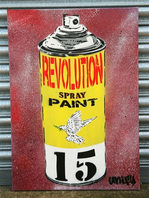Revolution Spray Paint Can Canvas 1