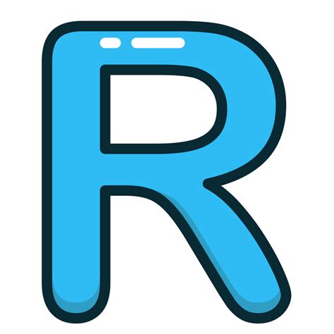 Blue Letter R Alphabet Letters Icon Free Download