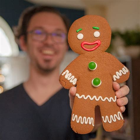 Gingerbread man template gingerbread crafts christmas gingerbread felt christmas christmas holidays christmas decorations xmas christmas ornaments gingerbread men. Giant Gingerbread Man Cookie + Template (Decorating Video ...