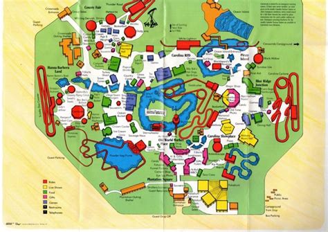 See How Carowinds Theme Park In North And South Carolina Looked In The