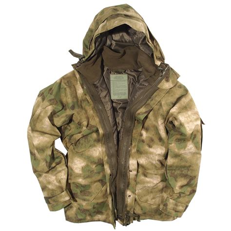Tactical Waterproof Ecwcs Jacket Warm Mens Hunting Parka Fleece A