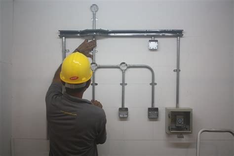 Installation Of Conduit Pipe And Boxes Grace Electrical Engineering