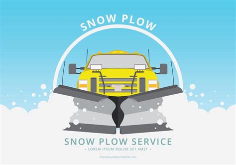 Snow Plow Car Illustration 126367 Vector Art At Vecteezy