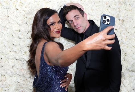Mindy Kaling Shares Selfie She Took With B J Novak At Academy Museum Gala