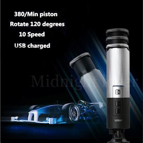 Buy Leten Piston Usb Charged Retractable Electric Male