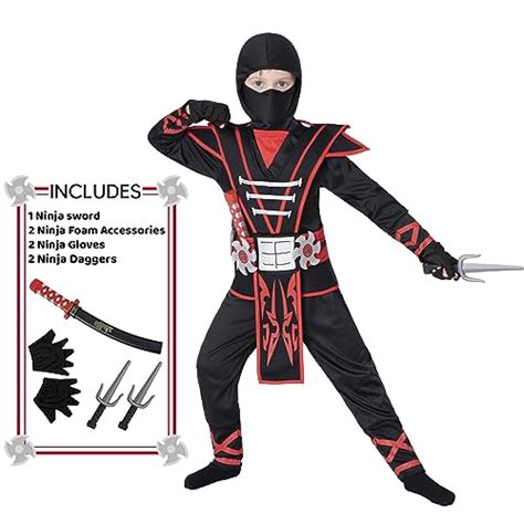 2023 Best Selling Hot Spooktacular Creations Kids Red Samurai Halloween