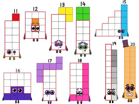 Cute Numberblocks 11 20 Fandom