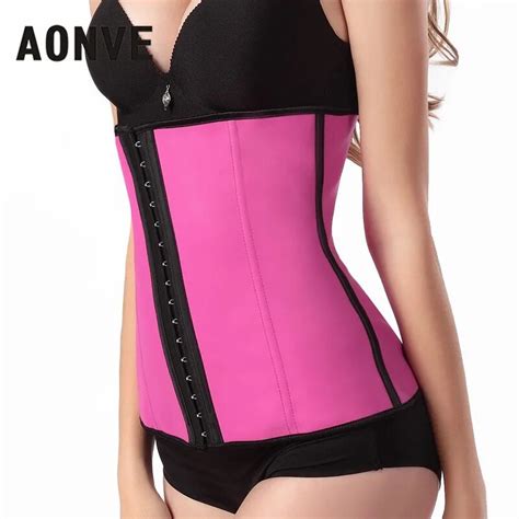 latex corsets waist trainer body shaper steel bone waist corset modeling strap slimming belt