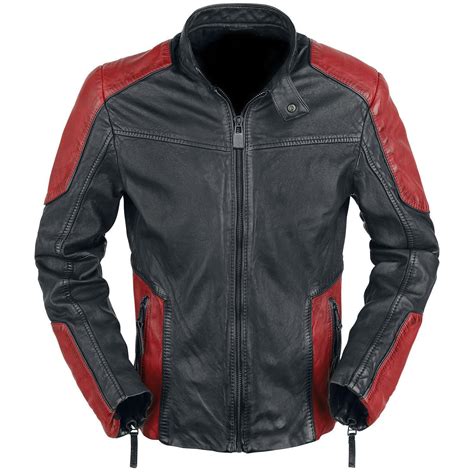 New Handmade Men S Red Black Biker Motorcycle Leather Jacket Men S Fashion Jacket On Storenvy