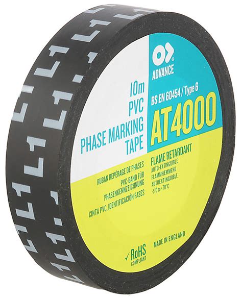 At4000 Advance Tapes Advance Tapes At4000 Black Pvc Electrical Tape