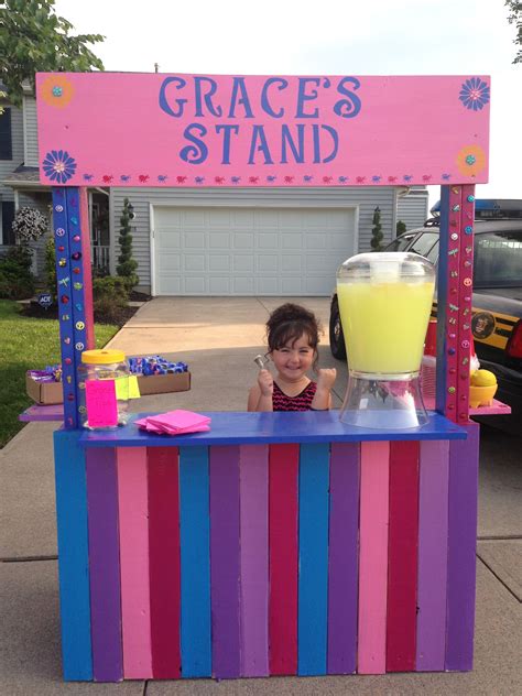 cute lemonade stand market stands lemonade stand standing tableware cute diy dinnerware