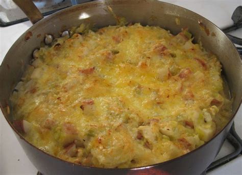 Potato Cabbage Cheese Casserole Recipe