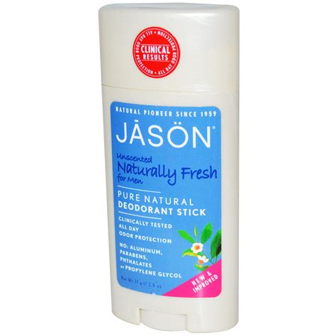 Jason Natural Deodorant Stick For Men Unscented 25 Oz 71 G Iherb