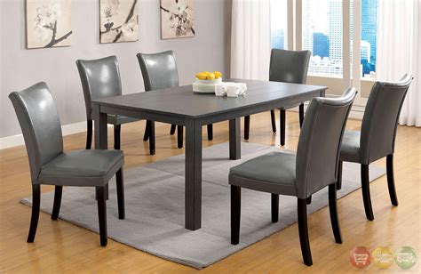 For illustration, if yourself have the eating area painted. Kenton I Contemporary Gray Casual Dining Set with ...