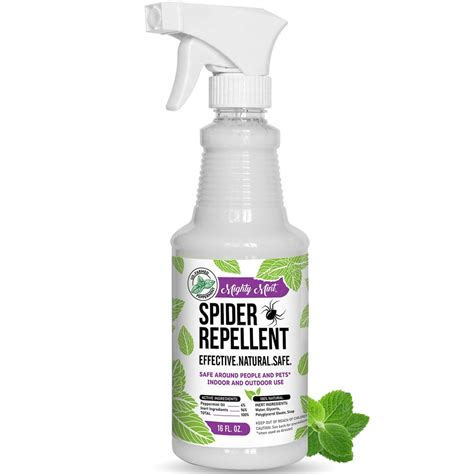 Mighty Mint Spider Repellent And Killer Peppermint Oil Spray 16oz