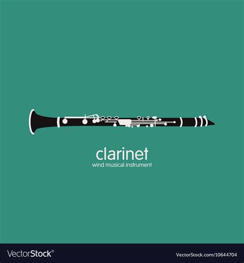 A Clarinet Royalty Free Vector Image Vectorstock